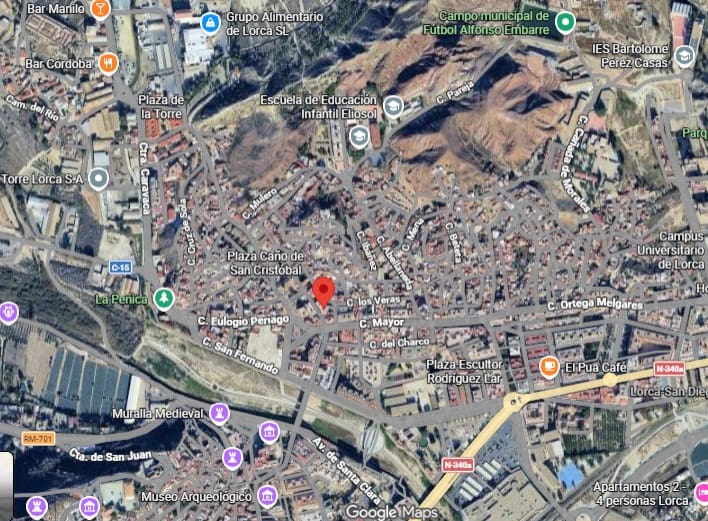 Piso de 2 habitaciones en Lorca en venta - 69.000 € (Ref: 9980999)