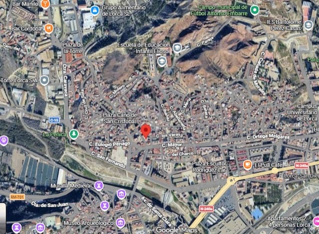 Piso de 2 habitaciones en Lorca en venta - 69.000 € (Ref: 9980999)