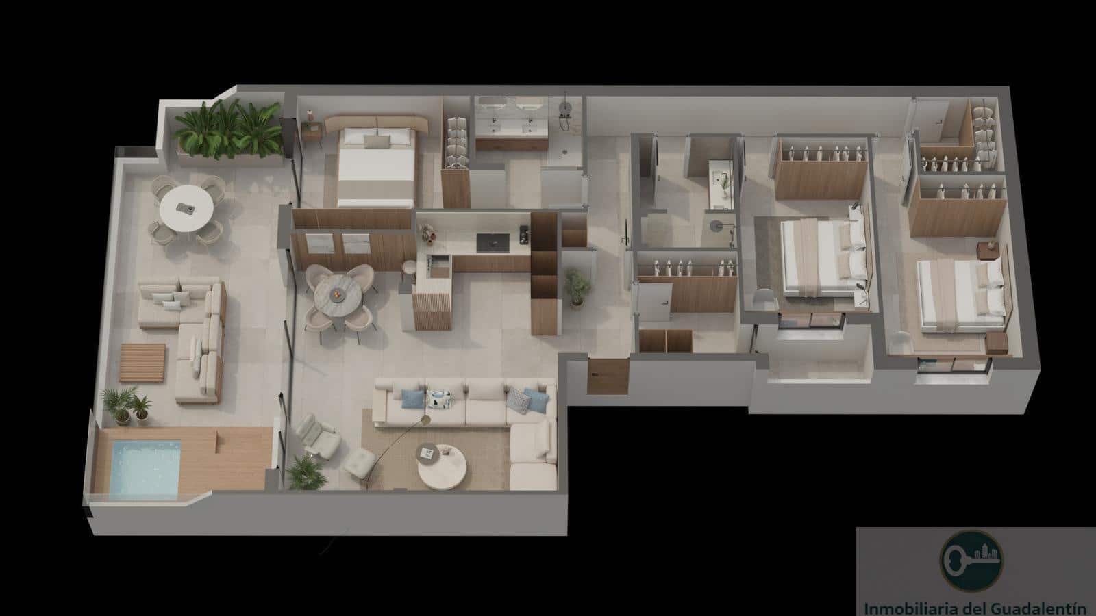 Piso de 3 habitaciones en Aguilas en venta con garaje - 320.000 € (Ref: 10030817)