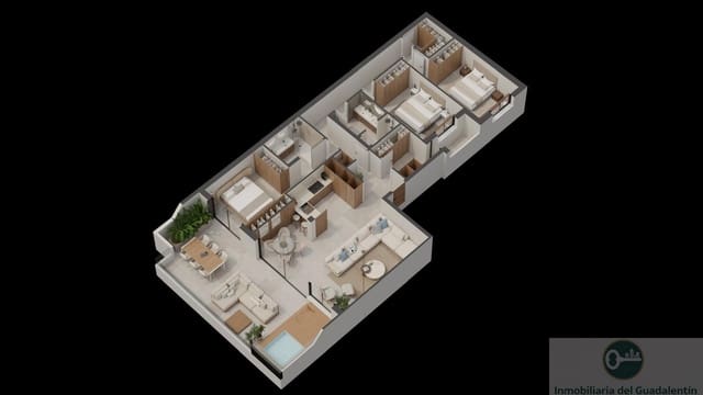 3 chambre Appartement à vendre à Casco Antiguo, Aguilas avec garage - 320 000 € (Ref: 10030817)