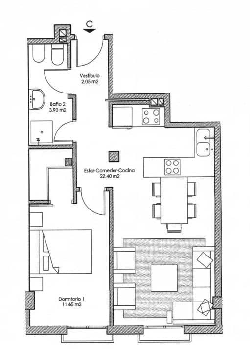 Apartamento de 2 habitaciones en Avileses en venta con garaje - 122.000 € (Ref: 9980535)