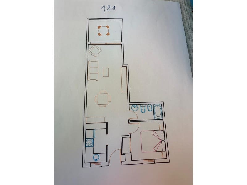 1 soveværelse Lejlighed til salg i Peniscola - € 199.000 (Ref: 9980624)
