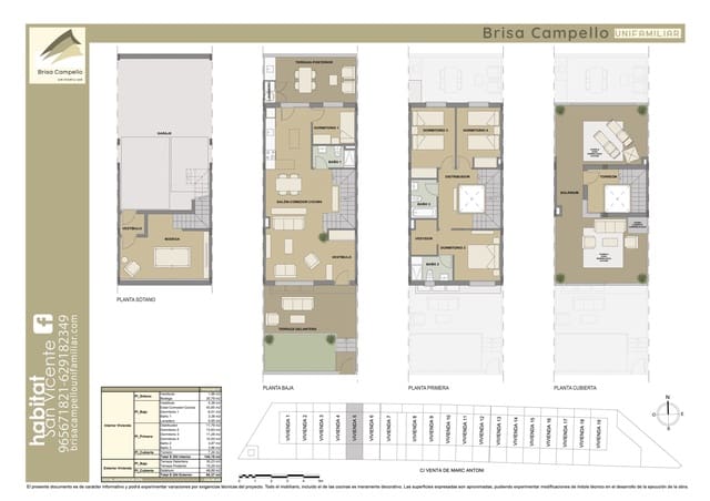 Adosado de 4 habitaciones en El Campello en venta con piscina garaje - 499.000 € (Ref: 10030944)