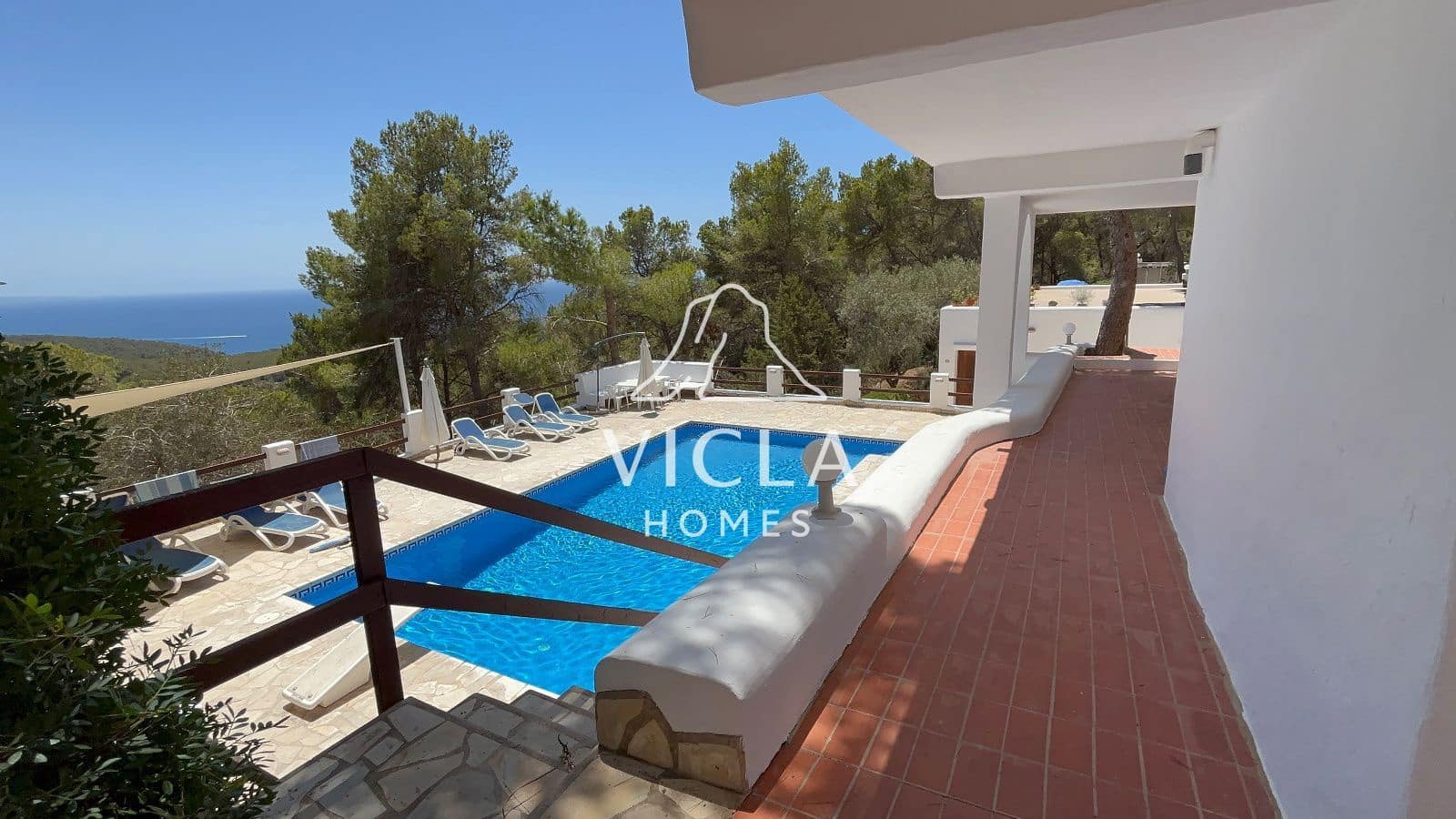 2 quarto Moradia para arrendar em Es Cubells com piscina garagem - 7 500 € (Ref: 10102981)
