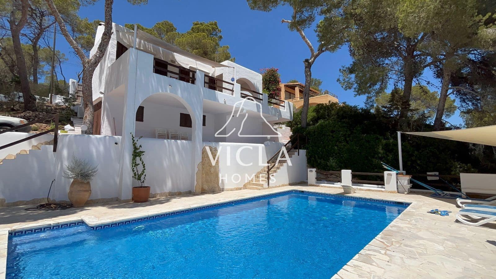 2 quarto Moradia para arrendar em Es Cubells com piscina garagem - 7 500 € (Ref: 10102981)