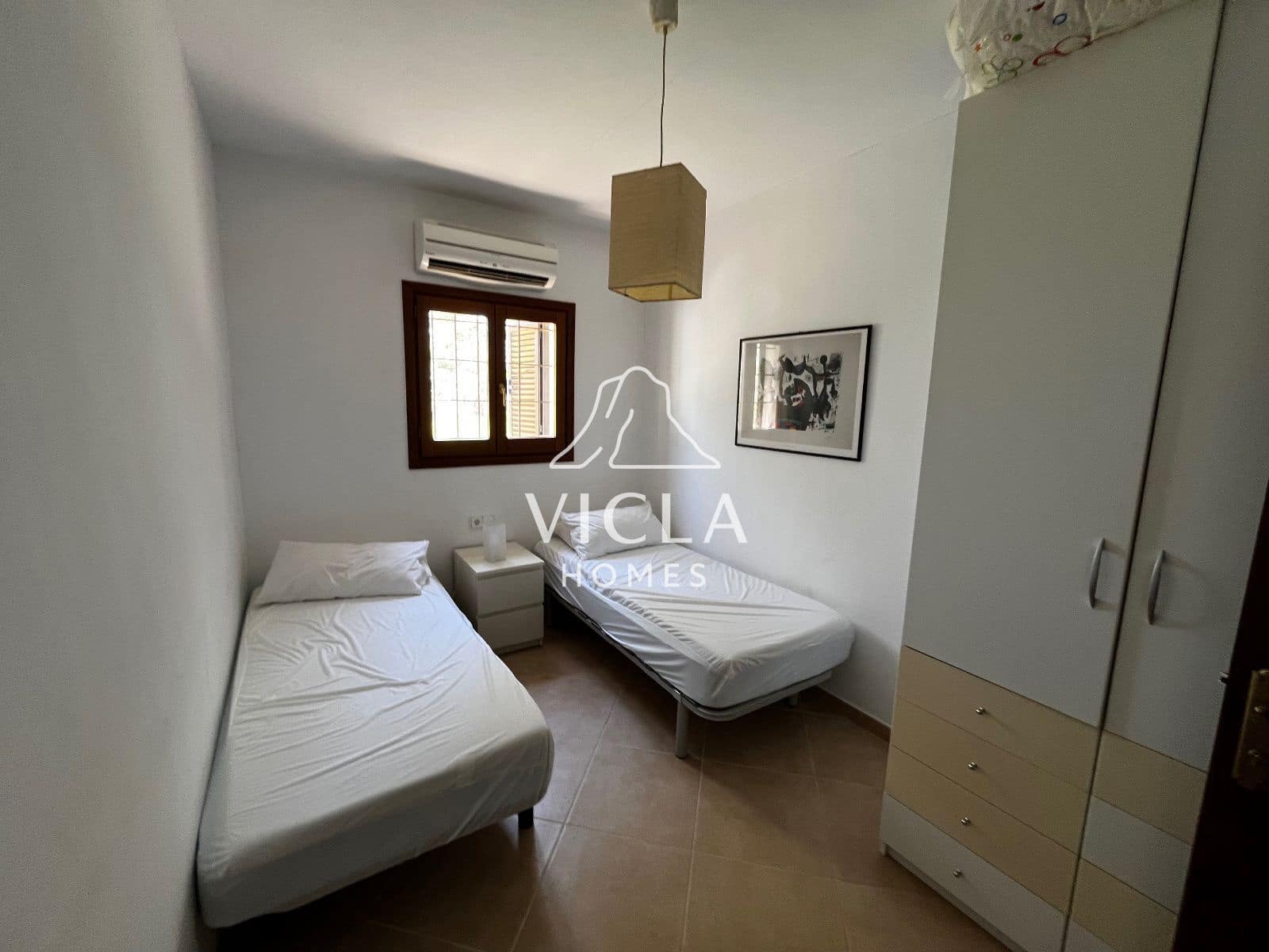 2 sovrum Villa att hyra i Es Cubells med pool garage - 4 500 € (Ref: 10102982)