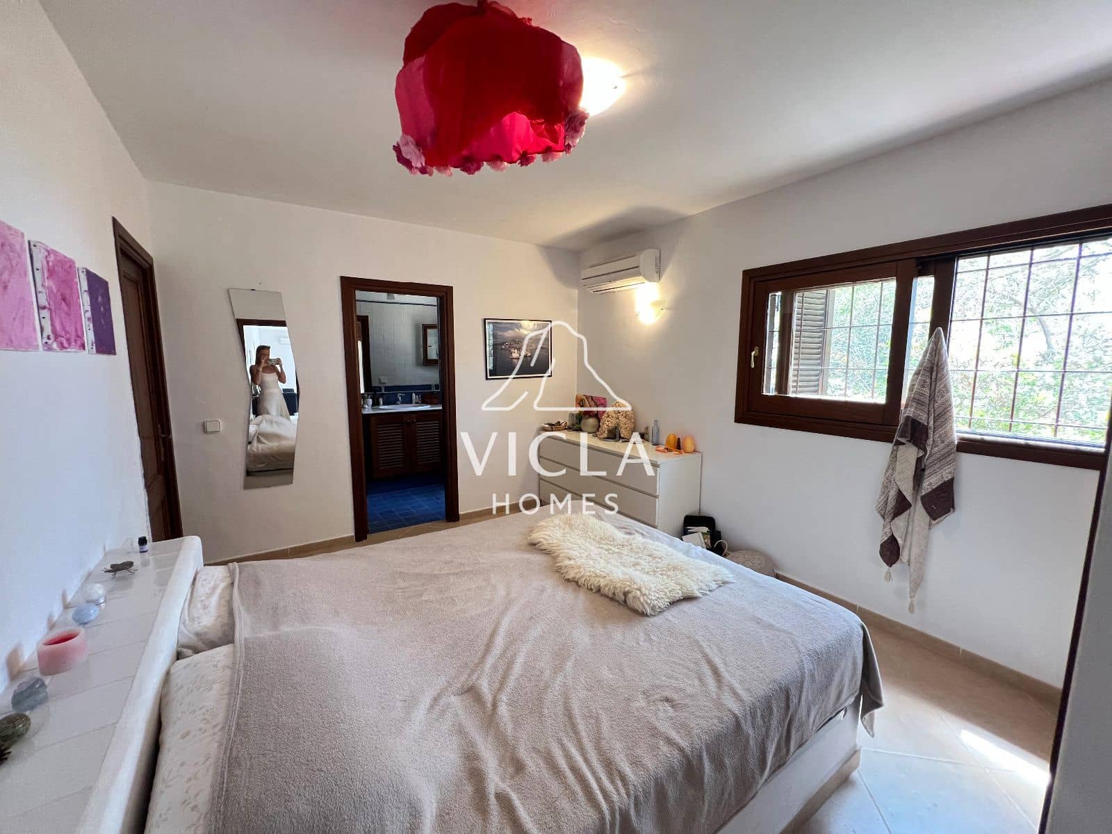 2 sovrum Villa att hyra i Es Cubells med pool garage - 4 500 € (Ref: 10102983)