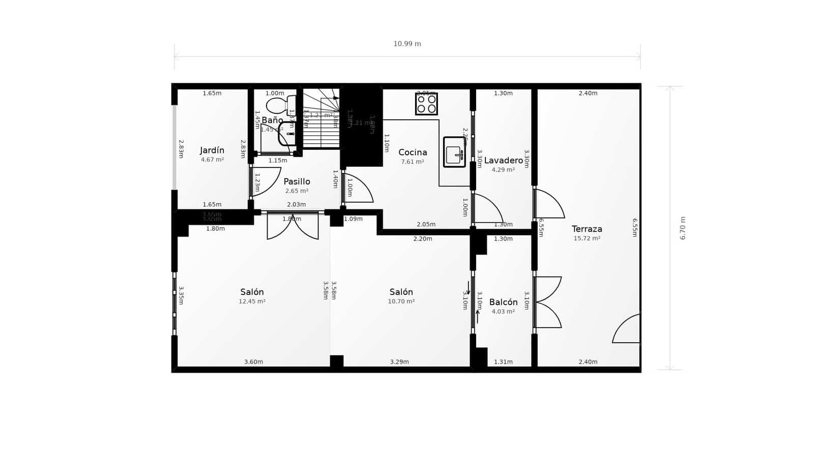 3 quarto Moradia em Banda para venda em Marbella com garagem - 420 000 € (Ref: 10078652)