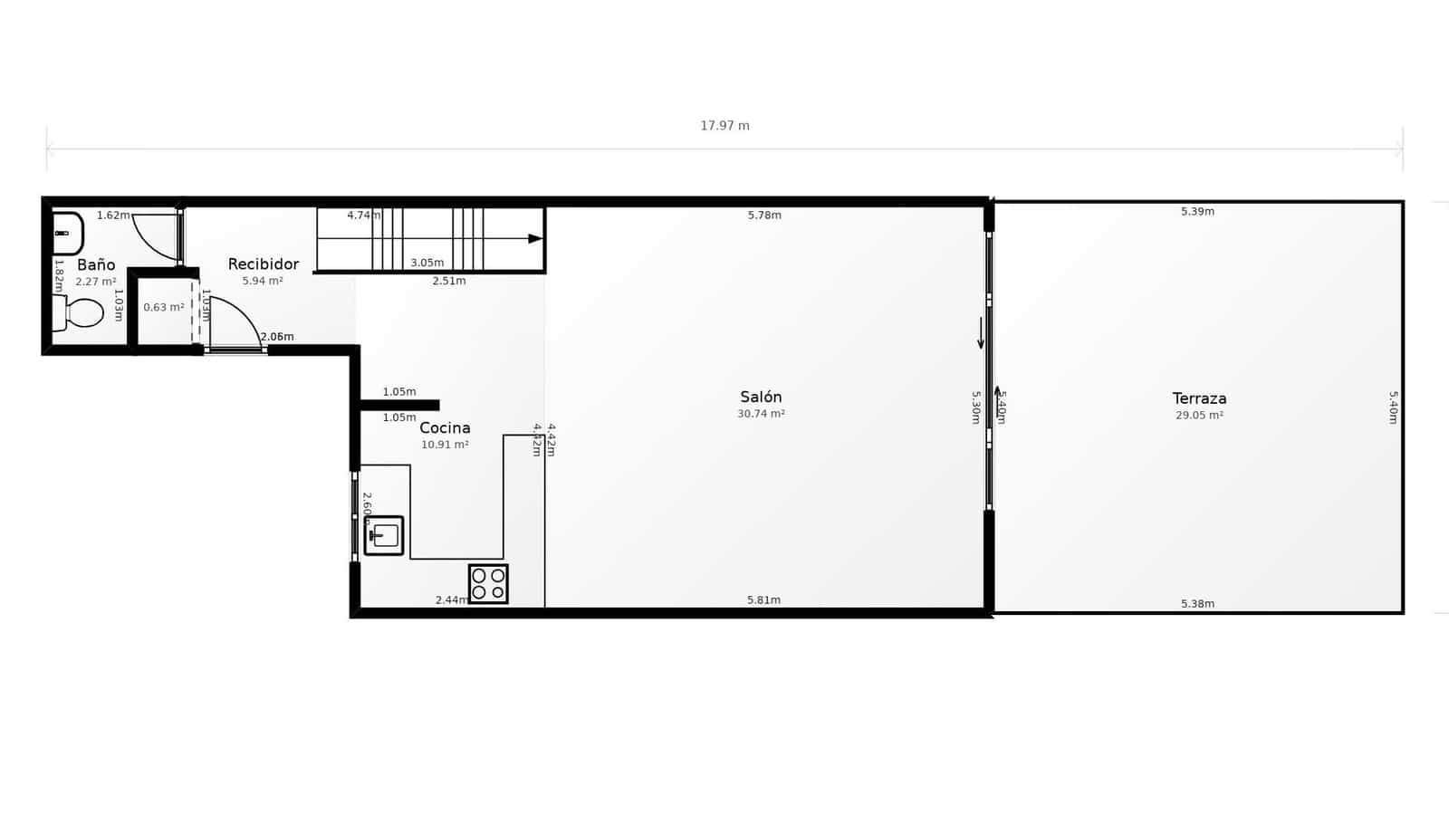 4 slaapkamer Rijtjeshuis te koop in La Cala de Mijas met zwembad garage - € 899.000 (Ref: 10078657)