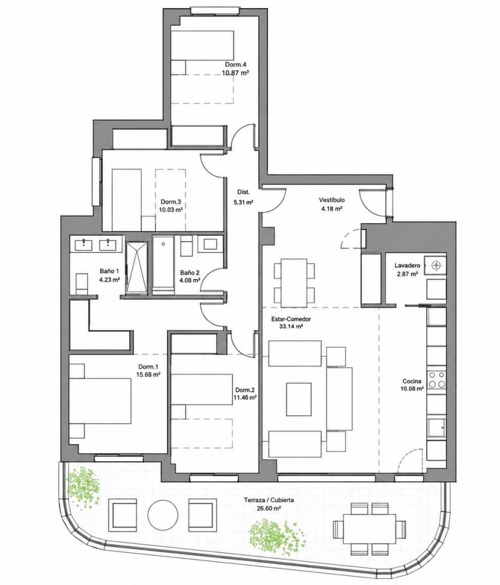 Piso de 4 habitaciones en Torremolinos en venta con piscina garaje - 655.000 € (Ref: 10089842)