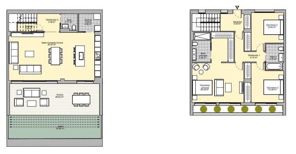 3 Zimmer Reihenhaus zu verkaufen in Mijas mit Pool Garage - 776.000 € (Ref: 10098549)
