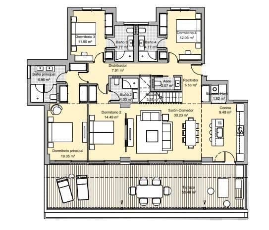 3 chambre Villa/Maison Mitoyenne à vendre à Marbella avec piscine garage - 1 250 000 € (Ref: 10161619)