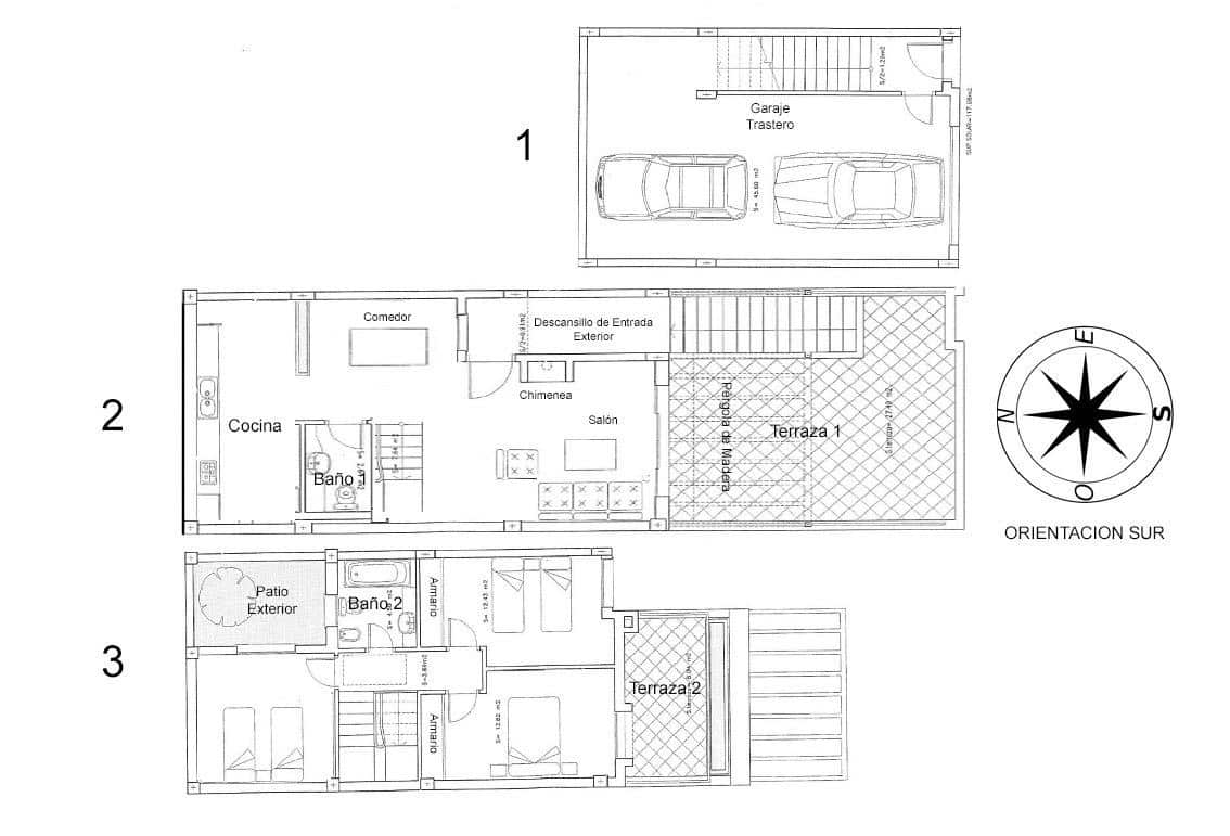 Pareado de 3 habitaciones en Níjar en venta con garaje - 320.000 € (Ref: 10072757)
