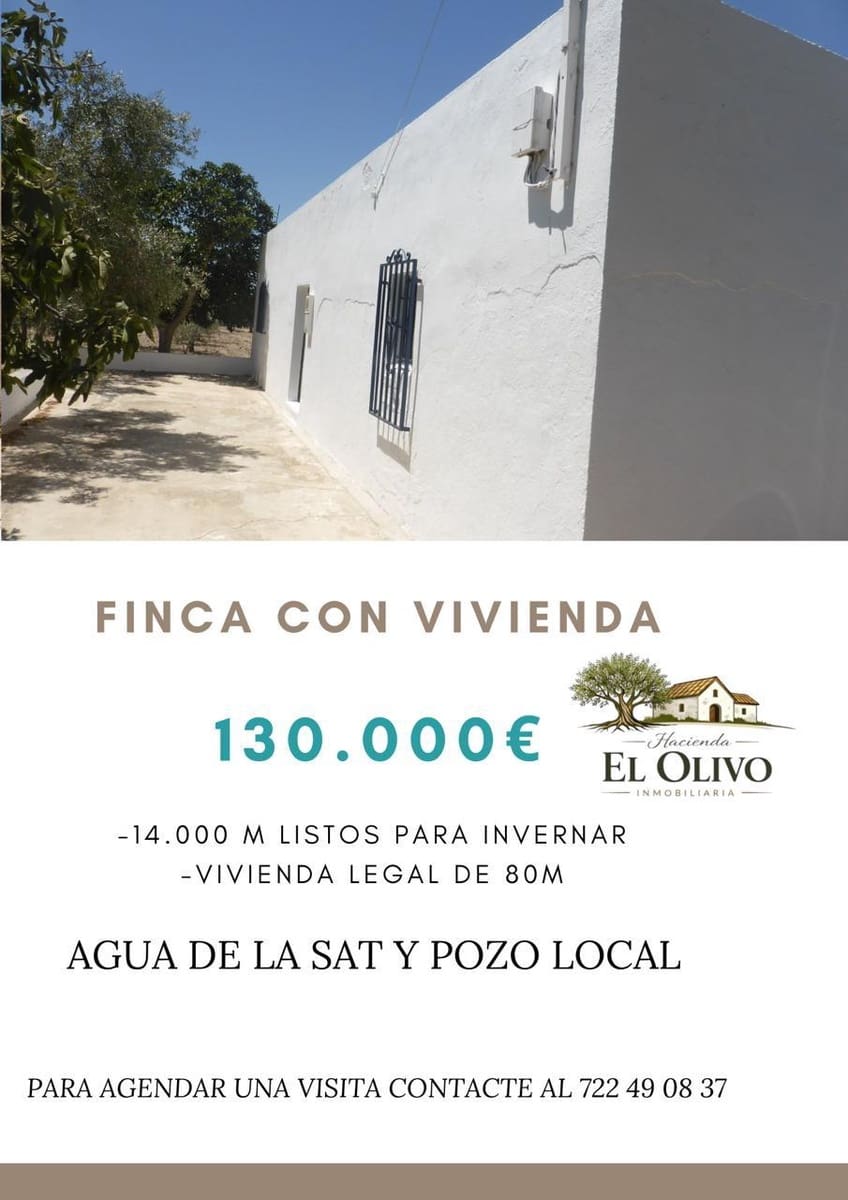 2 Zimmer Finca/Landgut zu verkaufen in Campohermoso - 130.000 € (Ref: 10072776)