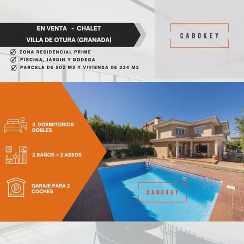 3 sovrum Villa till salu i Otura med pool garage - 540 000 € (Ref: 10085426)