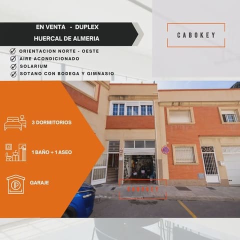 3 soveværelse Rækkehus til salg i Huércal de Almería med garage - € 220.000 (Ref: 10154530)