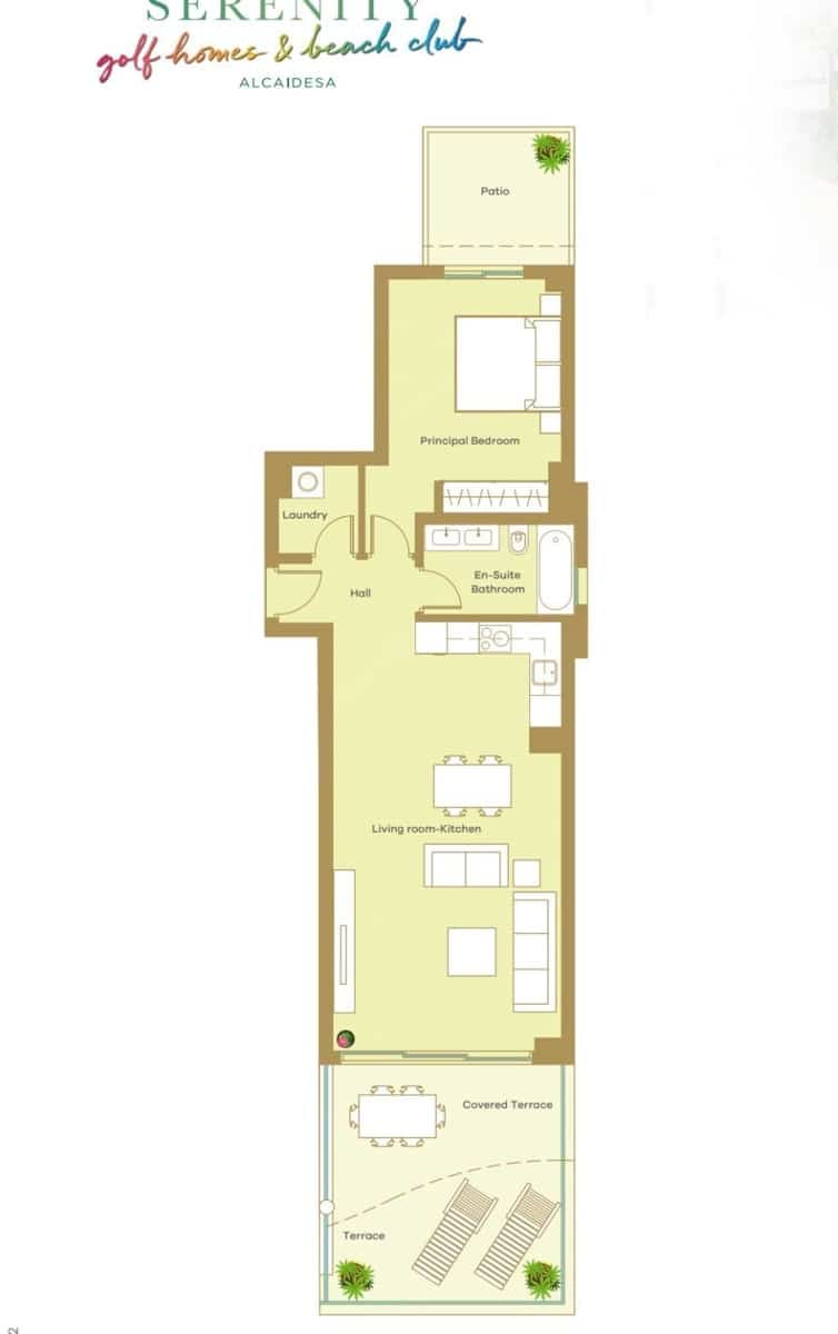 Apartamento de 1 habitación en La Alcaidesa en venta con piscina garaje - 375.000 € (Ref: 10103522)