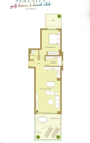 Apartamento de 1 habitación en La Alcaidesa en venta con piscina garaje - 375.000 € (Ref: 10103522)