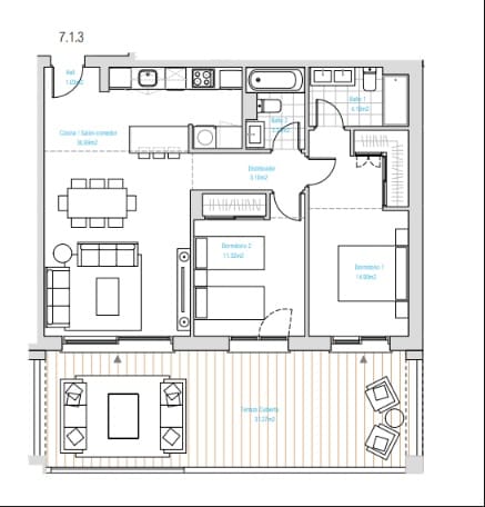2 chambre Appartement à vendre à Casares Golf - Casares del Sol, Casares avec piscine garage - 446 000 € (Ref: 10108788)