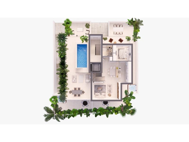 Ático de 3 habitaciones en Colonia de Sant Jordi en venta con garaje - 750.000 € (Ref: 10072719)