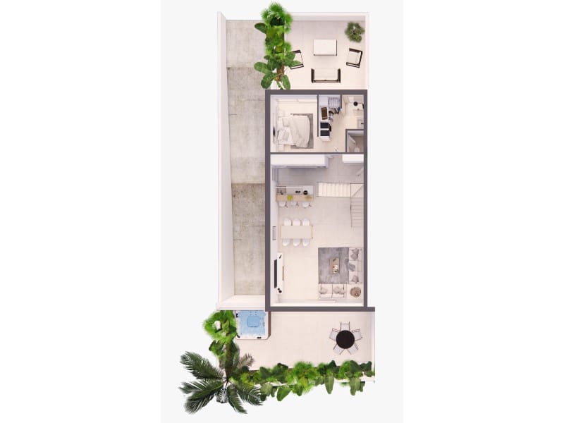 Ático de 3 habitaciones en Colonia de Sant Jordi en venta con garaje - 750.000 € (Ref: 10072719)