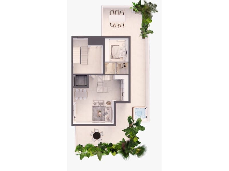 Ático de 3 habitaciones en Colonia de Sant Jordi en venta con garaje - 750.000 € (Ref: 10072719)