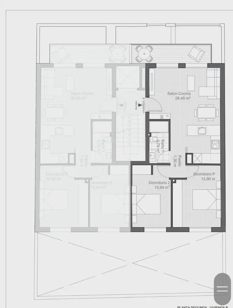 3 bedroom Flat for sale in Las Gabias with garage - € 148,000 (Ref: 10155574)