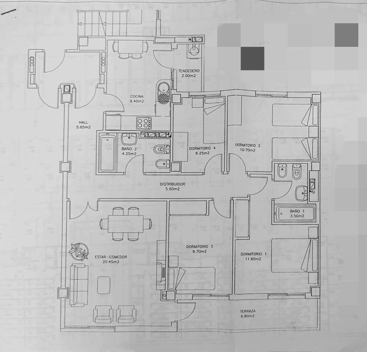 4 quarto Apartamento para venda em Malaga cidade com piscina garagem - 425 000 € (Ref: 10059608)