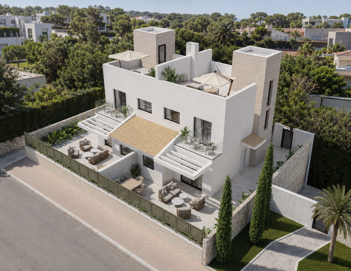3 sypialnia Dom na sprzedaż w Ciudad Quesada z basenem garażem - 370 000 € (Ref: 10004690)