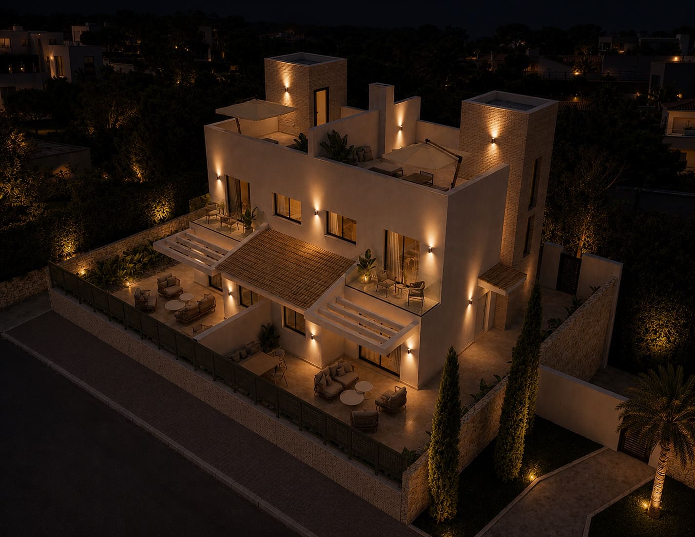 3 sypialnia Dom na sprzedaż w Ciudad Quesada z basenem garażem - 370 000 € (Ref: 10004690)