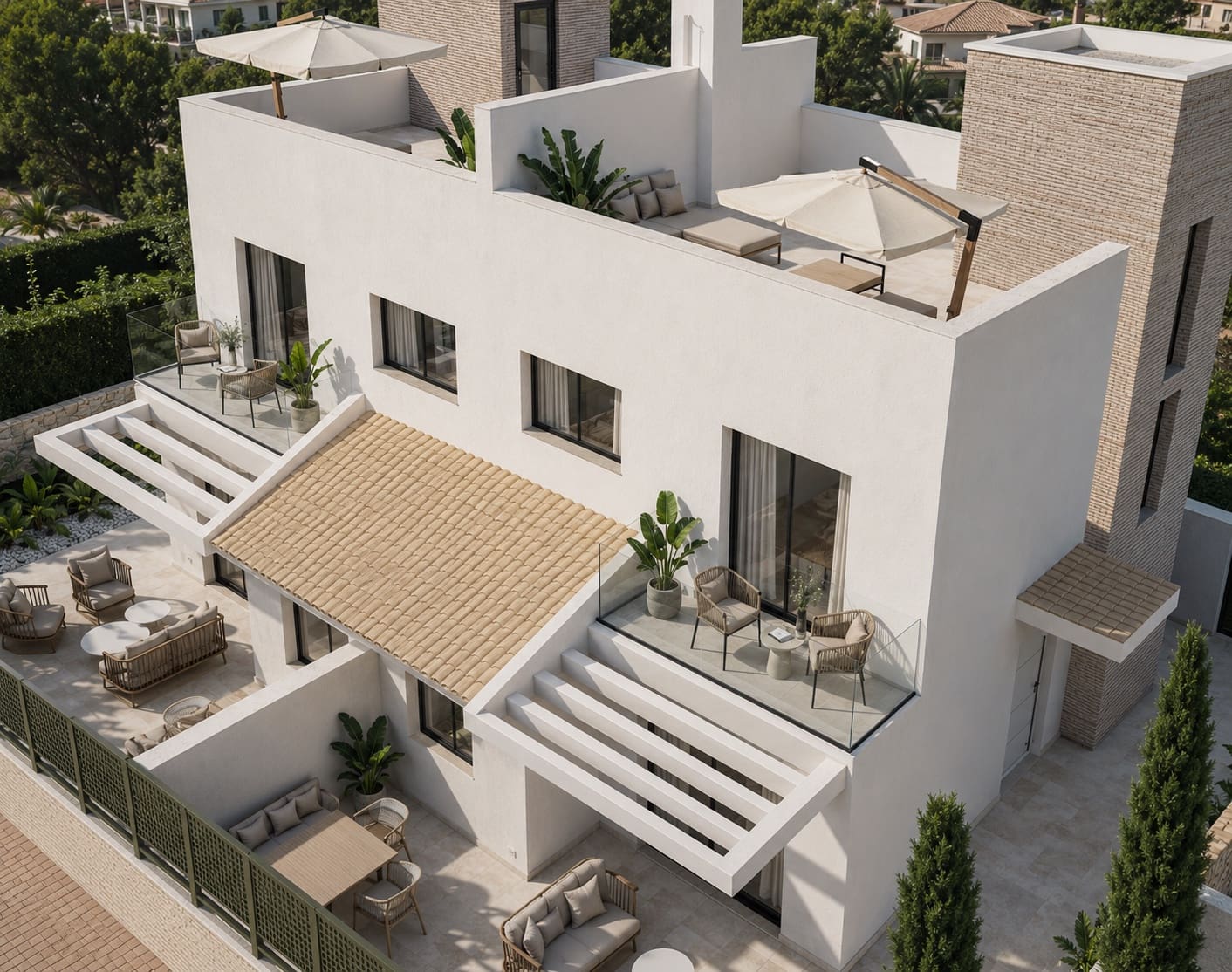 3 sypialnia Dom na sprzedaż w Ciudad Quesada z basenem garażem - 370 000 € (Ref: 10004690)