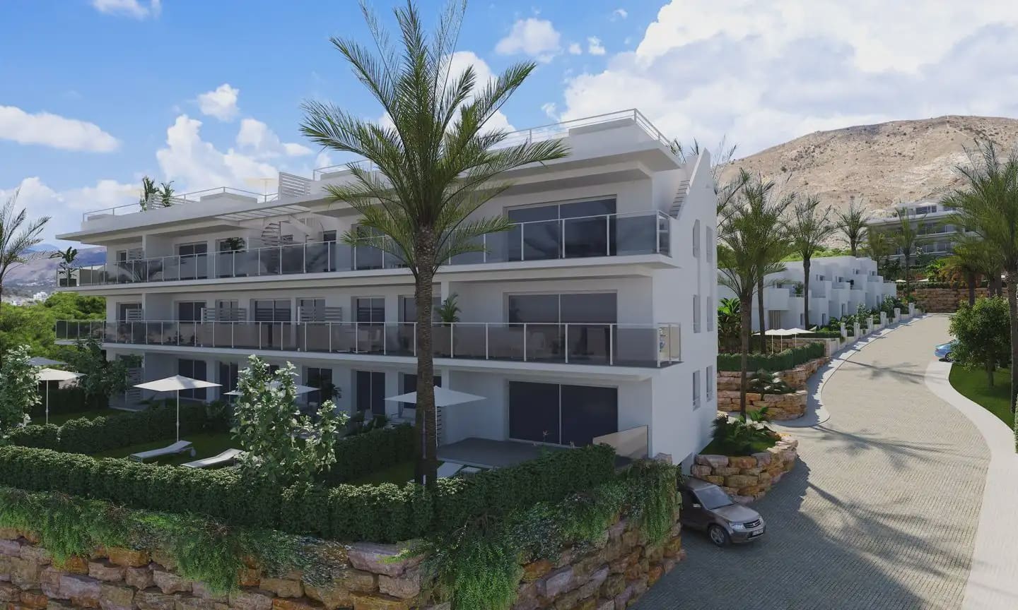 2 soveværelse Lejlighed til salg i Finestrat med garage - € 289.000 (Ref: 10016320)