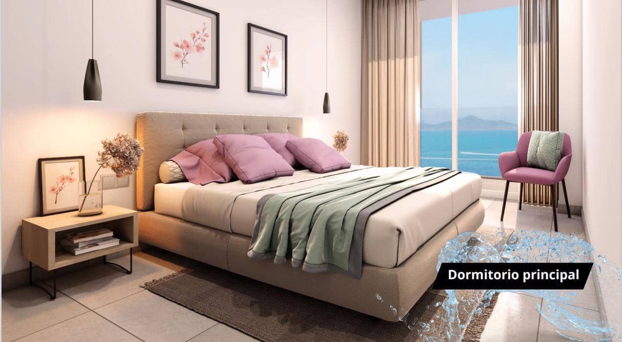 2 sovrum Lägenhet till salu i La Manga del Mar Menor med pool - 263 000 € (Ref: 10011767)