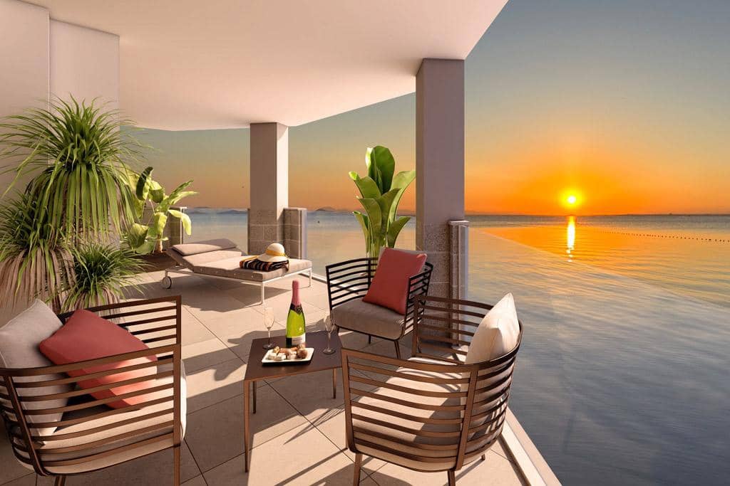 2 sovrum Lägenhet till salu i La Manga del Mar Menor med pool - 263 000 € (Ref: 10011767)
