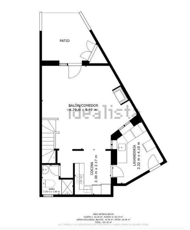 3 sovrum Lägenhet till salu i La Manga del Mar Menor med pool - 239 000 € (Ref: 10011770)