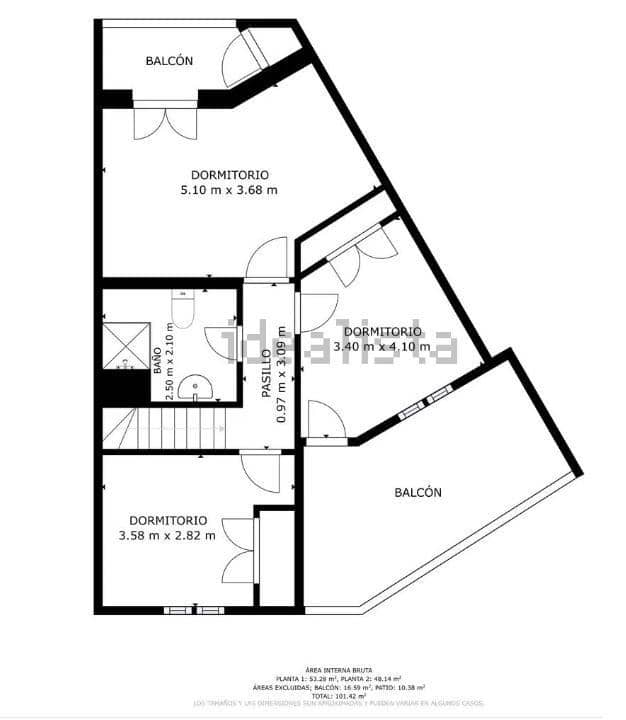 3 sovrum Lägenhet till salu i La Manga del Mar Menor med pool - 239 000 € (Ref: 10011770)