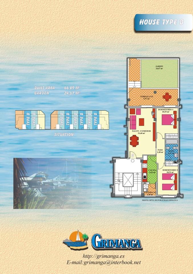 2 soveværelse Lejlighed til salg i La Manga del Mar Menor med swimmingpool garage - € 189.000 (Ref: 10011772)