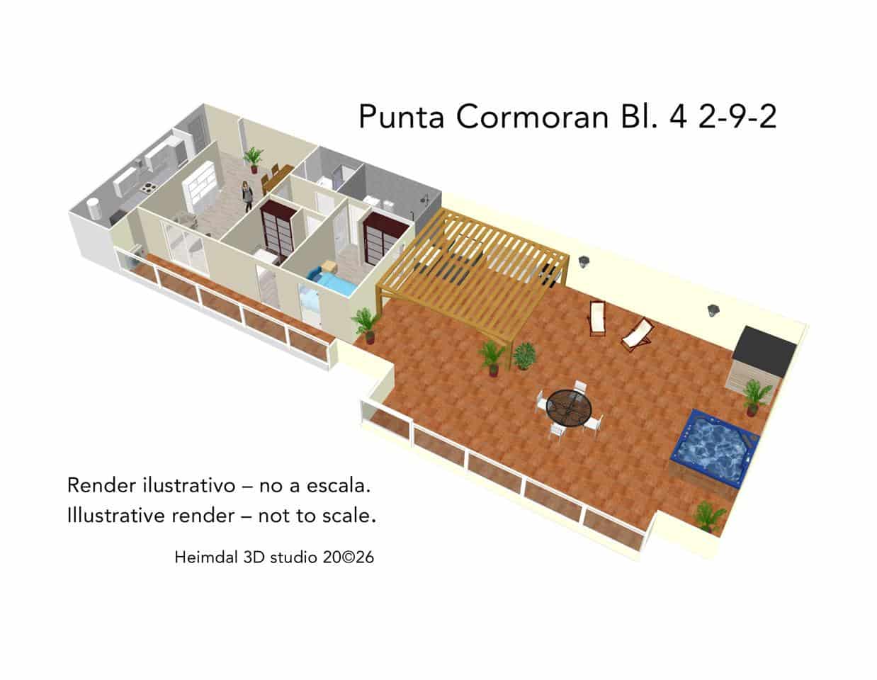 2 slaapkamer Flat te koop in La Manga del Mar Menor met zwembad garage - € 319.000 (Ref: 10011776)