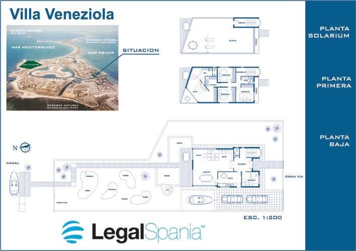 5 bedroom Villa for sale in La Manga del Mar Menor with pool garage - € 685,000 (Ref: 10011777)