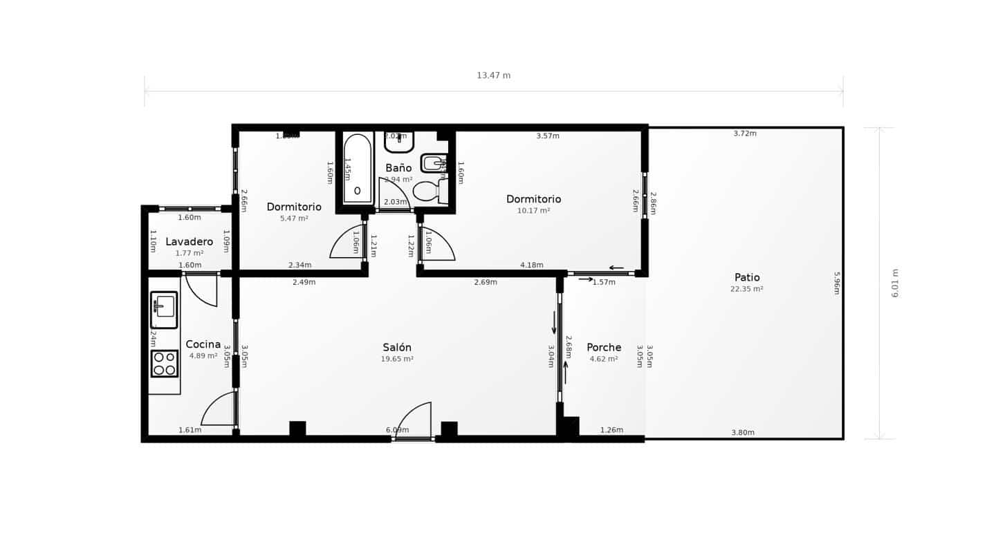 2 soveværelse Lejlighed til salg i La Manga del Mar Menor med swimmingpool garage - € 175.000 (Ref: 10011786)