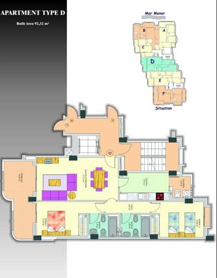 2 Zimmer Wohnung zu verkaufen in La Manga del Mar Menor mit Pool Garage - 190.000 € (Ref: 10011789)
