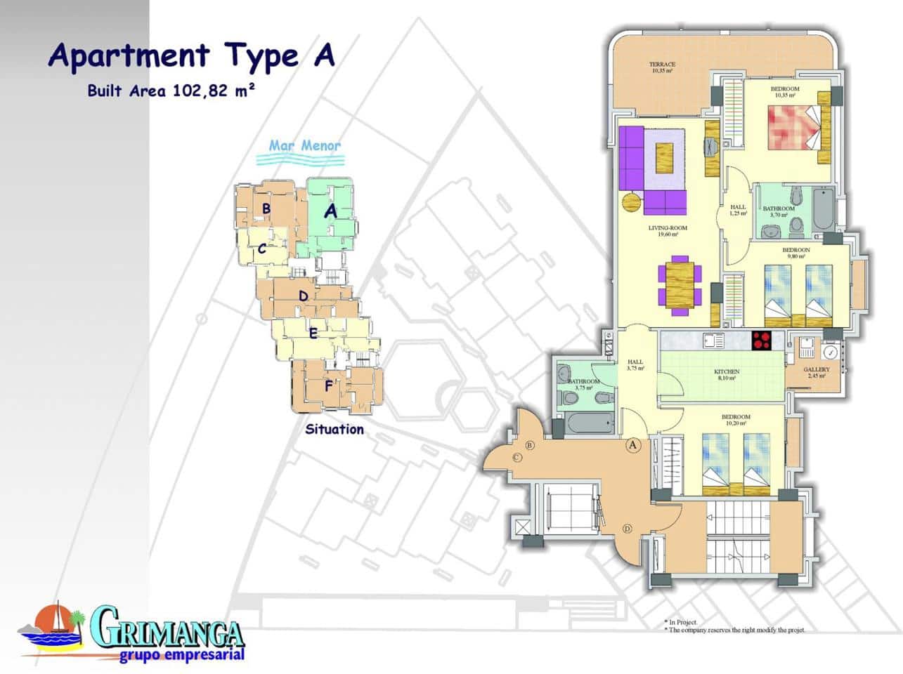 3 soverom Leilighet til salgs i La Manga del Mar Menor med svømmebasseng garasje - € 290 000 (Ref: 10183920)
