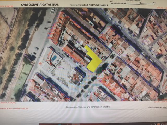 Tontti myytävänä paikassa El Bojal, Murcia kaupunki - 56 000 € (Ref: 10045557)