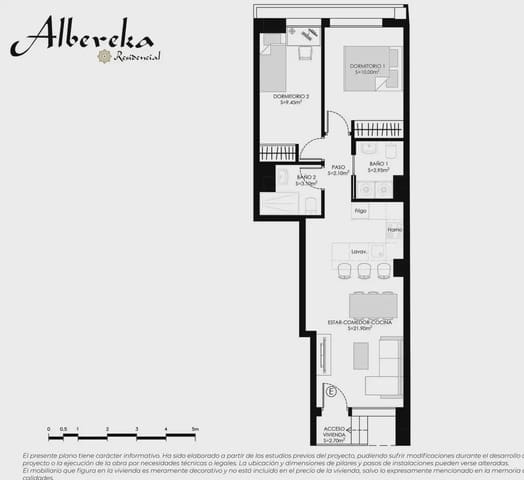 Piso de 2 habitaciones en La Alberca, Murcia ciudad en venta con piscina - 144.000 € (Ref: 10172172)