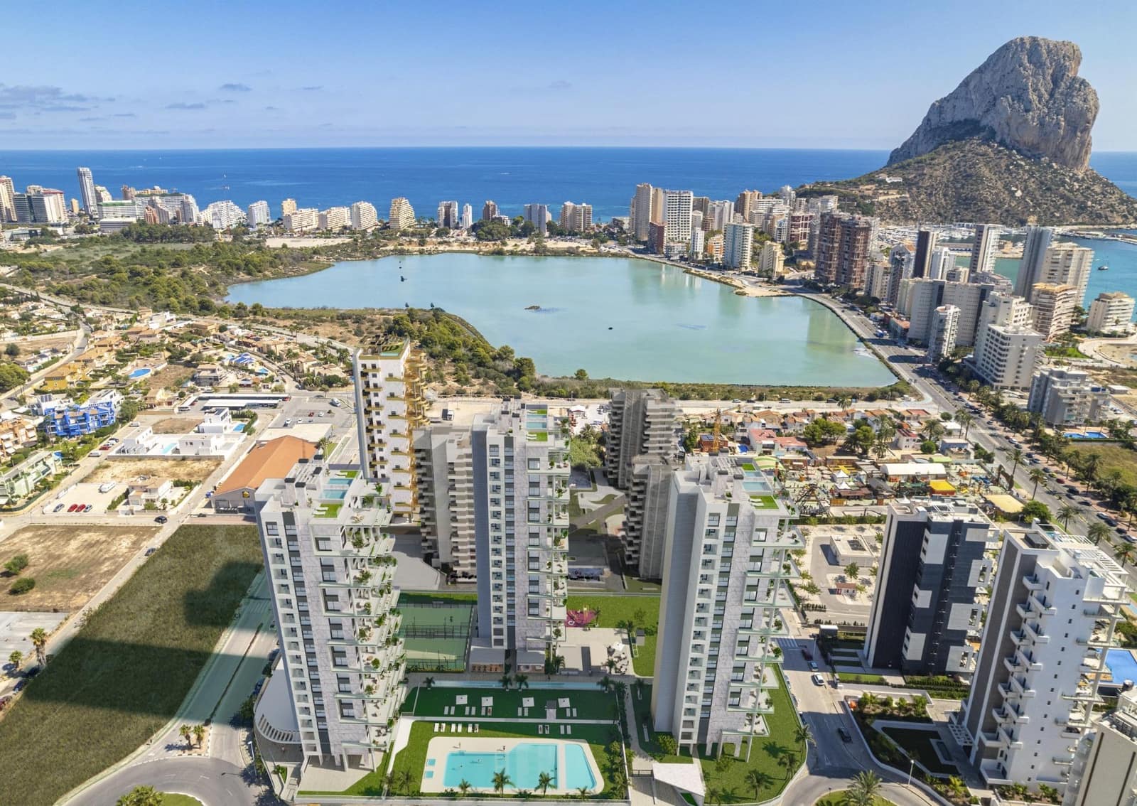 2 slaapkamer Appartement te koop in Calpe / Calp met zwembad - € 450.000 (Ref: 10041347)