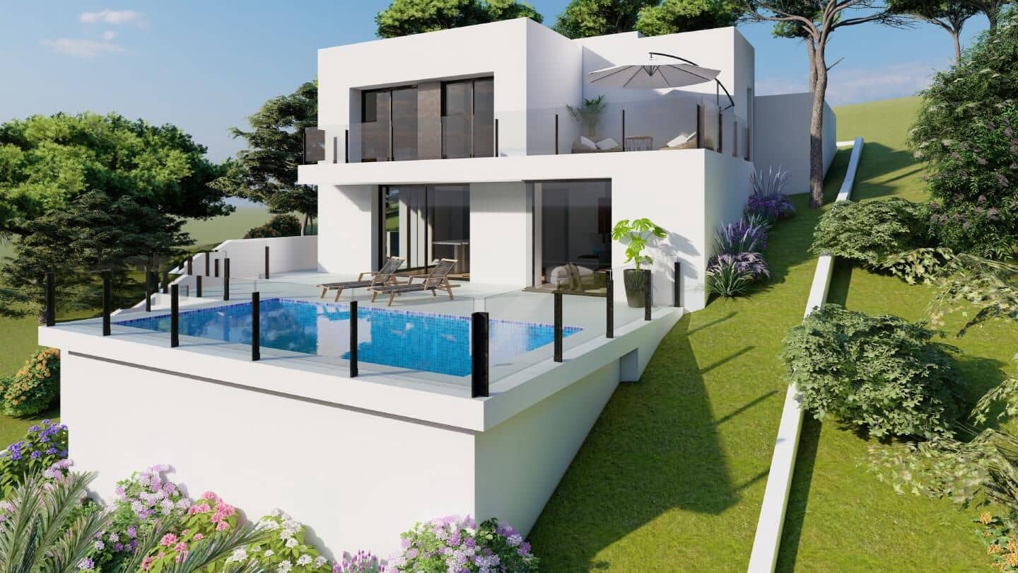 2 sovrum Villa till salu i Cumbre del Sol med pool - 739 000 € (Ref: 10041348)