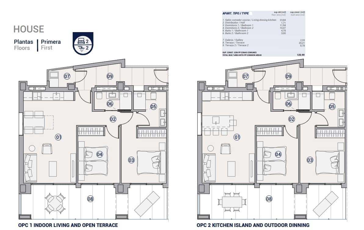 2 chambre Appartement à vendre à La Villajoyosa / Vila Joiosa avec piscine garage - 777 000 € (Ref: 10041353)