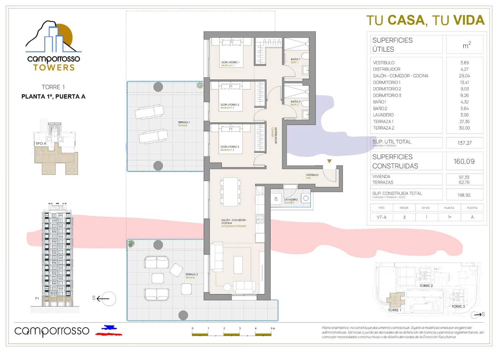 3 makuuhuone Huoneisto myytävänä paikassa Calpe / Calp mukana uima-altaan - 480 000 € (Ref: 10041356)
