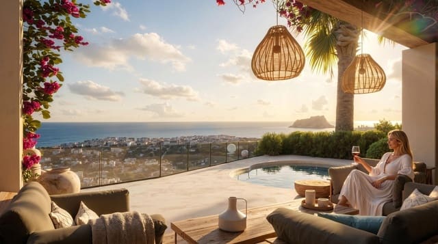 4 soverom Villa til salgs i Moraira, Teulada-Moraira med svømmebasseng garasje - € 2 795 000 (Ref: 10041366)
