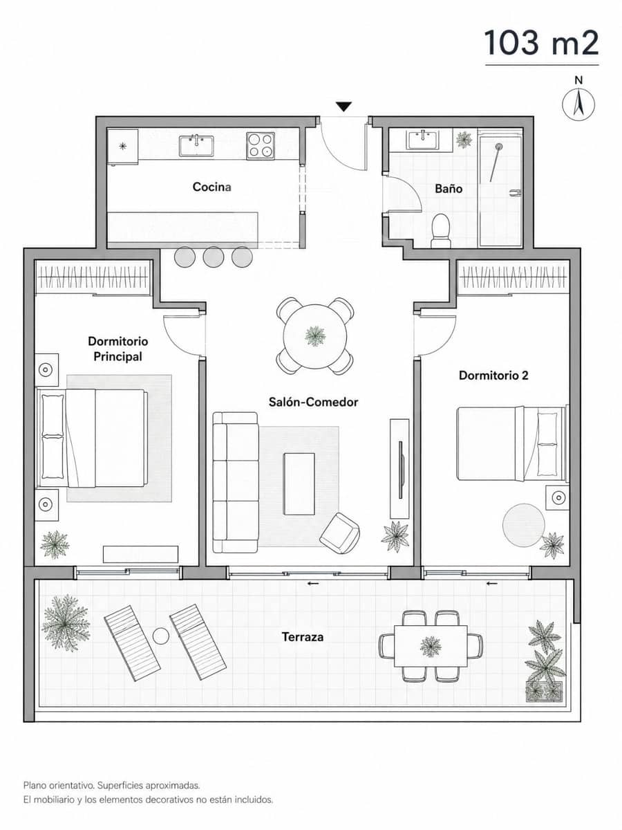 2 quarto Apartamento para venda em Calpe / Calp com piscina garagem - 745 000 € (Ref: 10041376)